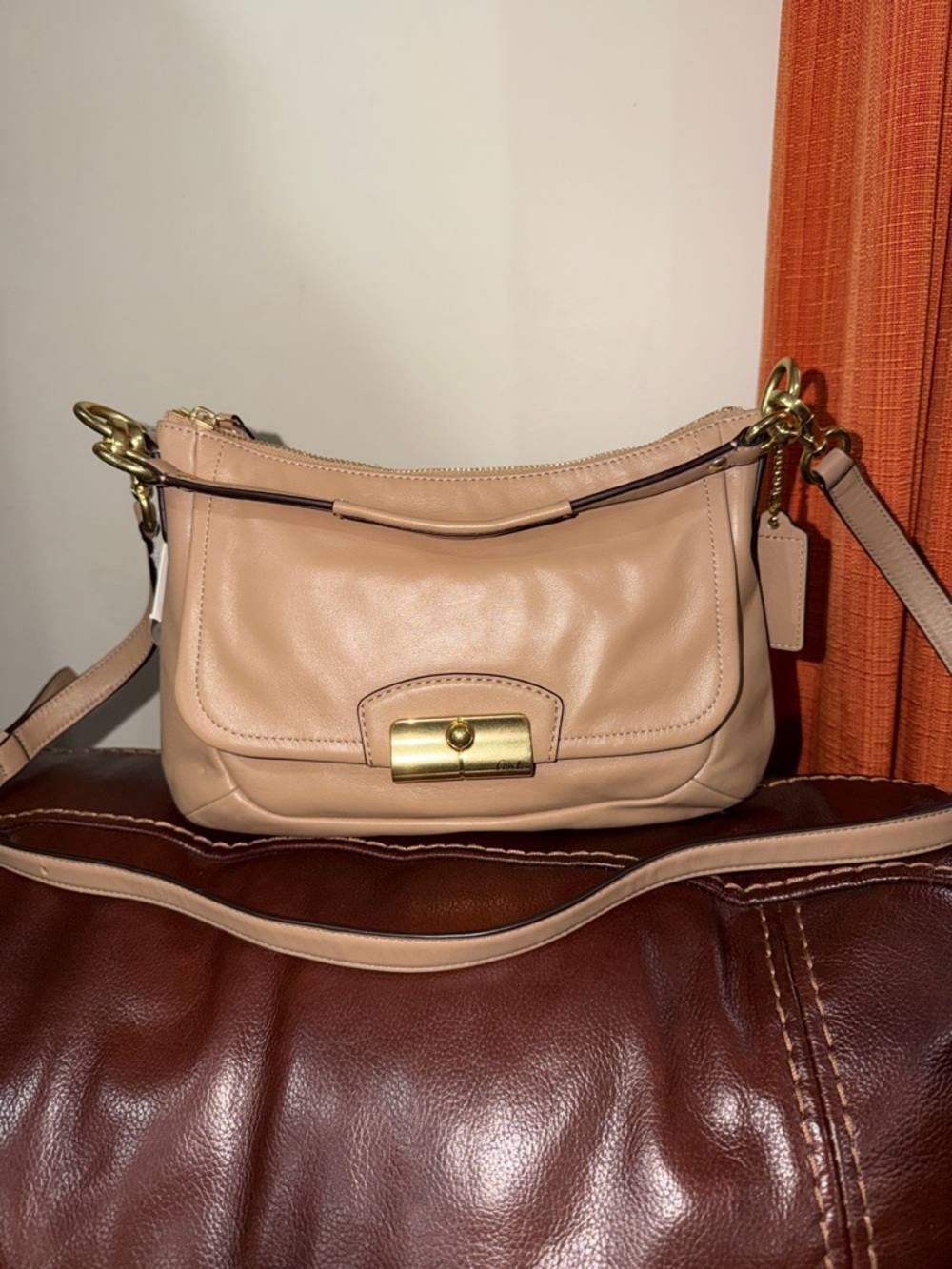 ‼️NEW Coach Kristen Leather Shoulder Bag Crossbody Bag